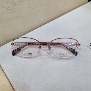 샤르망 XL1695 WI 티타늄 가벼운 라인아트 반무테 안경