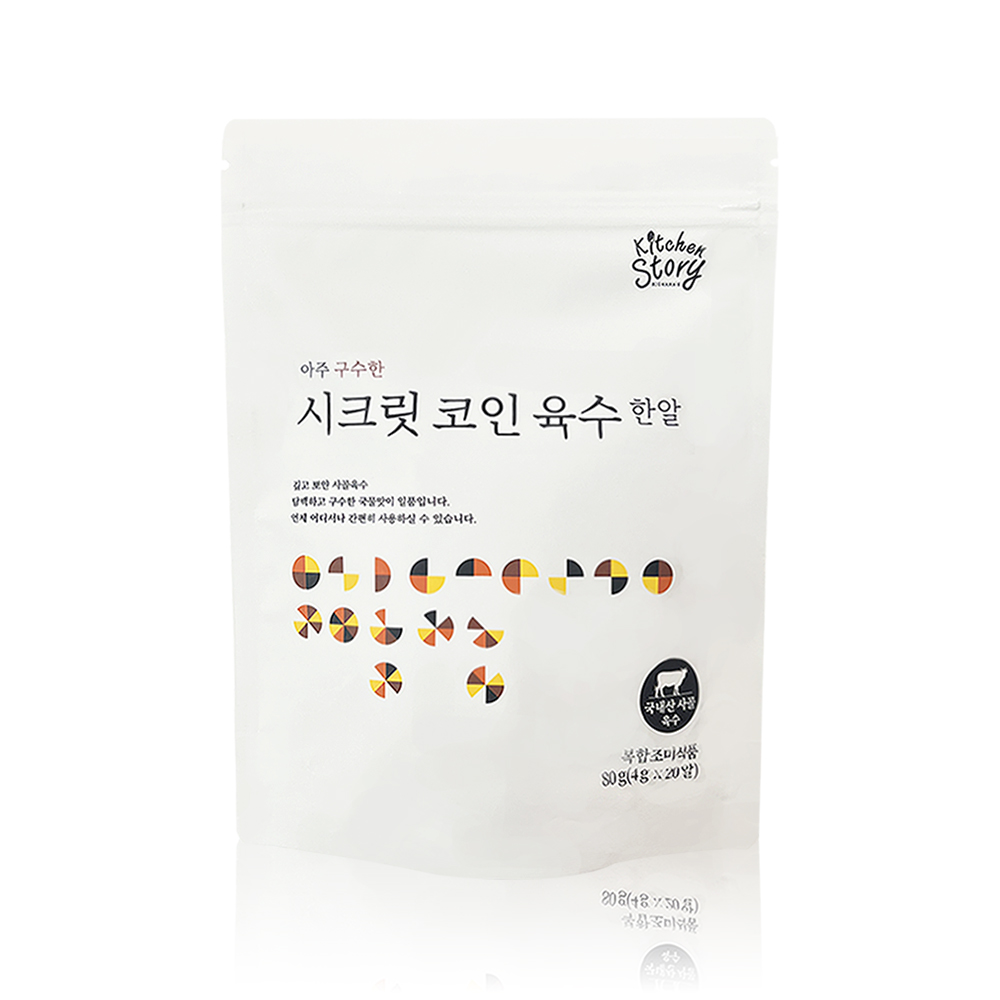 빅마마이혜정 코인육수 시크릿코인 편안한맛 80g x 5팩 (총 100알)