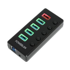 PL552 PL-UH305P USB 3.0 유전원 허브 4포트 충전 전용 1포트