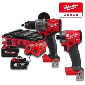 밀워키 M18 FPP2A3-502P 5.0Ah 배터리2개 충전콤보세트