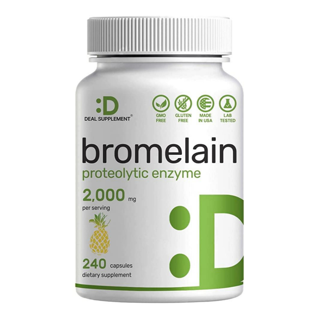 딜 서플리먼트 브로멜라인 파인애플효소 2000mg 240캡슐