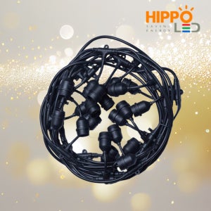 히포 LED 감성 파티벨트 스트링라이트 루프탑 테라스 야외 줄 조명 알전구 10M 20소켓