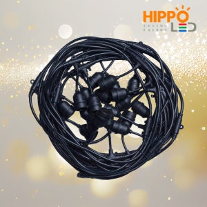히포 LED 감성 파티벨트 스트링라이트 루프탑 테라스 야외 줄 조명 알전구 20M 20소켓