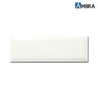 엠브라 AMBRA 벽타일 DW-301 / WHITE GLOSSY/ 100 x 300 BEVEL