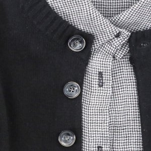 빈티지 시크 자켓 트렌치 코트 단추 20mm 투톤블랙 의류 깔끔한 표면처리 고급스러운 색감 좋은 내구성