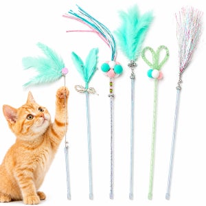 다묘집사 고양이 낚시대 6개 set