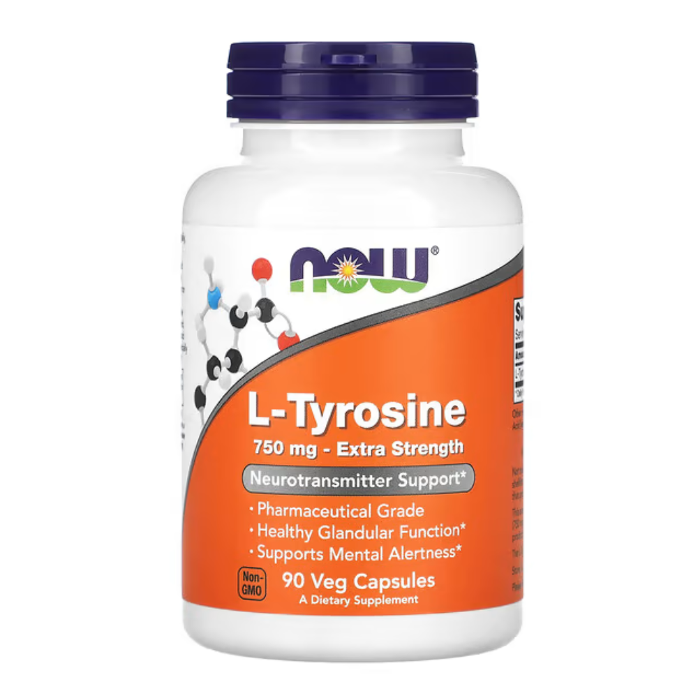 나우푸드 L<b>타이로신</b> 750mg 90베지캡슐 1개