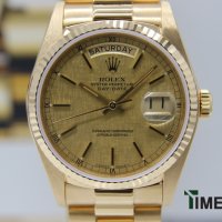 ROLEX 로렉스 데이데이트 금통 18038 보카시판 36미리