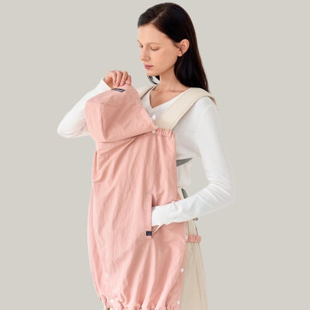 구스켓 아기띠 바람막이 워머