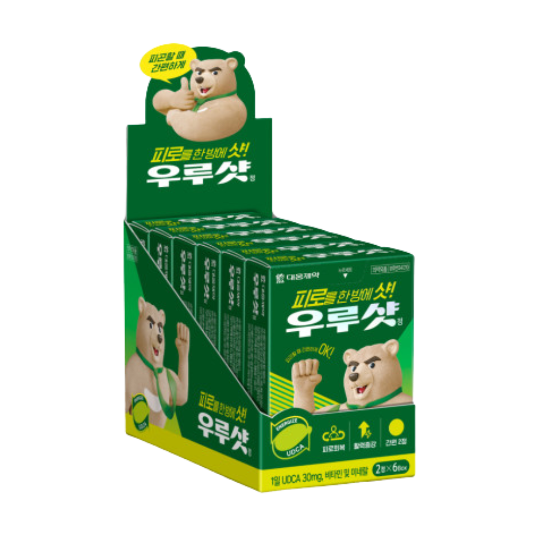 <b>대웅제약 피로</b>개선 우루샷 2정 x 6개 (총 12정)