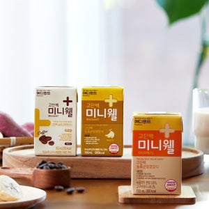 [메디푸드] 미니웰 세 가지 맛 150ml (24팩) 농축균형영양식 식사대용 영양 간식