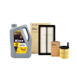 베뉴(QX1) 1.6가솔린 엔진오일교환 오일세트 킥스G(4L)+필터2M-K2100