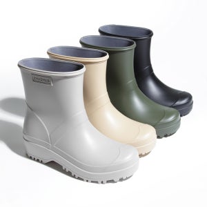츄츄스 여성 숏 레인부츠 장화 장마철 가벼운 레인슈즈 앵클 발목 경량