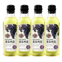 백설 포도씨유 500ml 4개