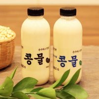 1+1 500ML우뭇가사리콩물+백태순진콩물 국산100% 콩국수