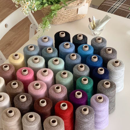 [스코틀랜드 울] 러스크 콘사 - 100g, 37 colors
