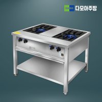 키친블루 업소용 간택기 가스렌지 자동점화 900 2구렌지 LPG