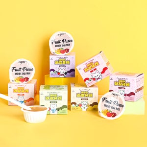 배마마 국산 과일 퓨레 (100gx2개입) 떠먹는 간식 6종 세트