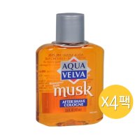 아쿠아벨바 머스크 애프터 쉐이브 코롱 100ml x4병