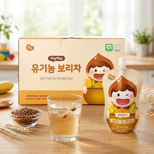참든 아이야미 유기농 보리차 120ml, 60개