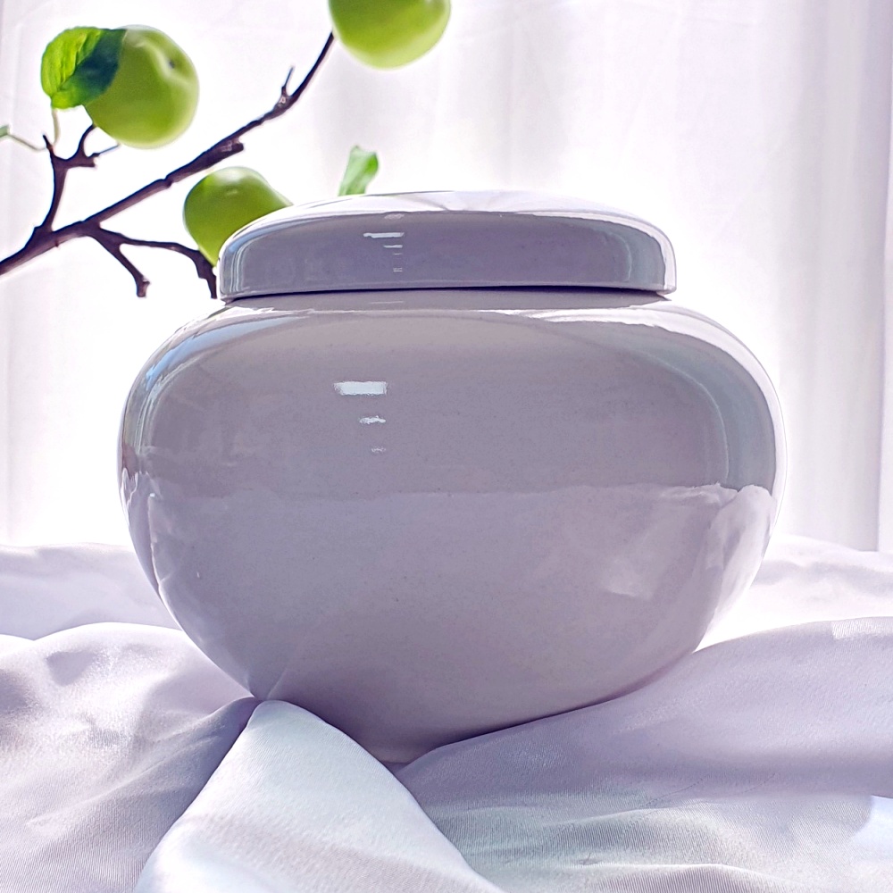 현관 풍수 소금단지 백자 항아리 미니 경옥고 소금 단지