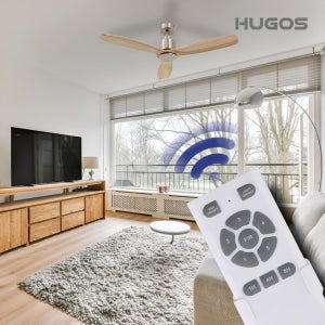 휴고스 천장형선풍기 실링팬 씰링팬 오동나무 132cm 기둥없음