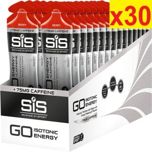 [영국발송] 60ml 30개 SIS GO 아이소토닉 에너지젤 베리 카페인 추가 마라톤 철 런닝 사이클 SiS Go Isotonic Energy Gel with Caffeine