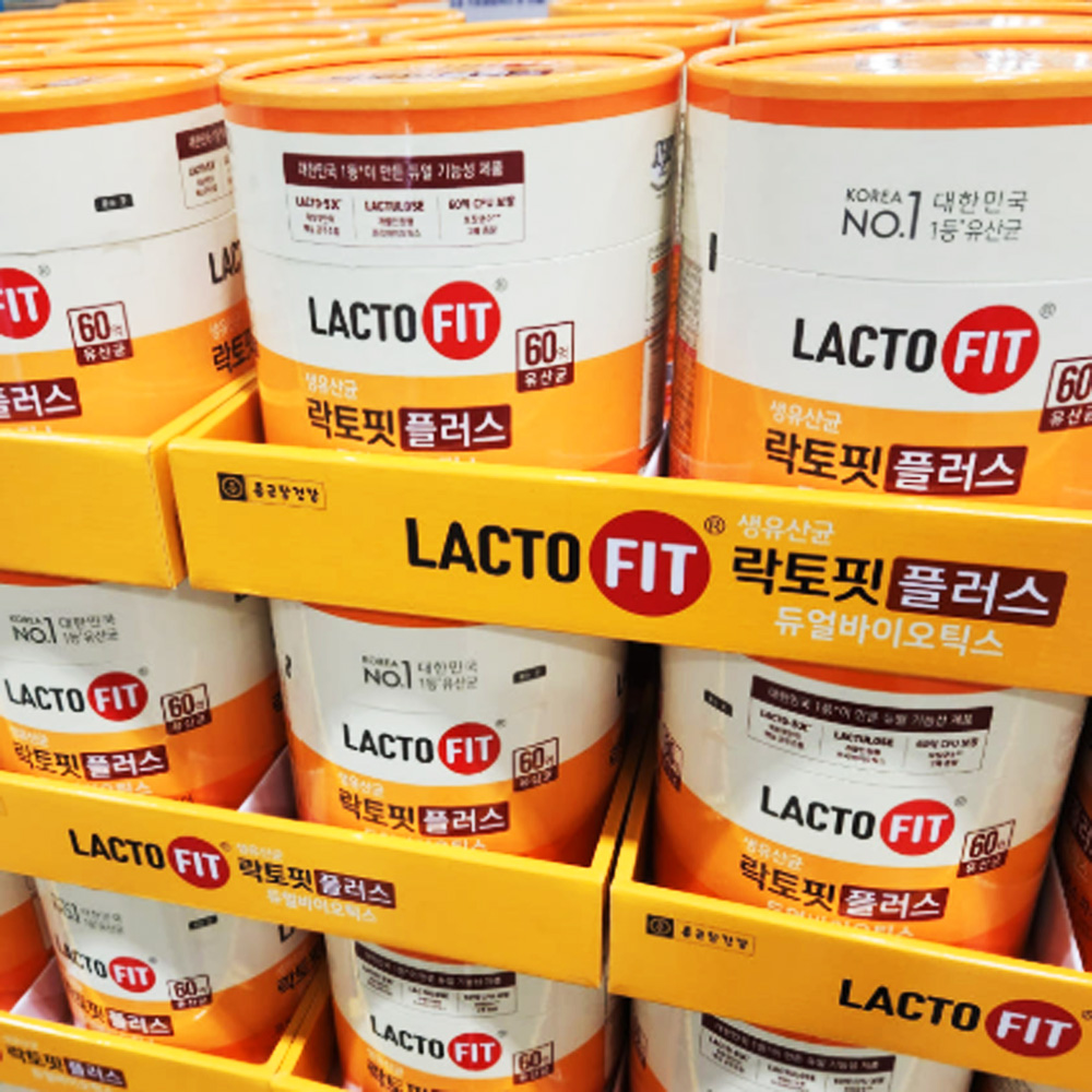 종근당 락토핏 2g 200포 생유산균 듀얼바이오틱스 유산균 플러스 대용량