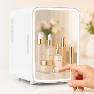 가정용 초미니 화장품 냉장고 LED 온장고 개인용 향수 보관 저온 소형
