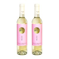 어미실 청수 화이트 스위트 12도 500ml x2 영동와인 과실주