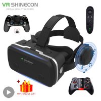 호완제품 VR 가상 현실 VR 블루투스 안경 3D 헤드셋 장치 Viar 헬멧 고글 렌즈 스마트 폰 모바일