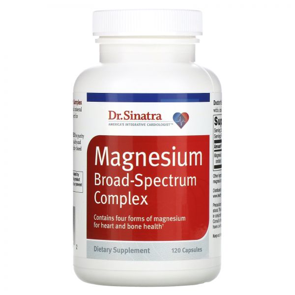 닥터 시나트라, <b>마그네슘</b> Magnesium <b>브로드 스펙트럼 컴플렉스</b> 120정