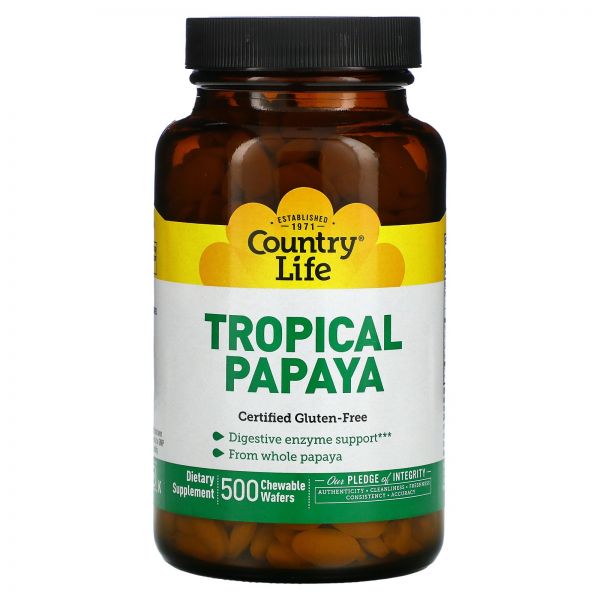 컨트리라이프 트로피칼 파파야 Tropical Papaya 500정 츄러블