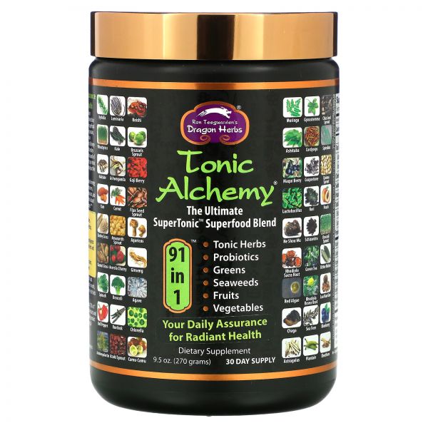 <b>드래곤허브</b> Ron Teeguarden Tonic Alchemy The Ultimate 슈퍼 SuperTonic 슈퍼푸드 Blend 9.5 270g