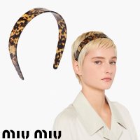 미우미우 MIU MIU 헤어밴드 Plexiglas headband 5IH055