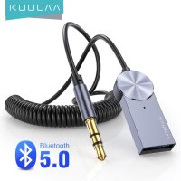 음악 동글 송신기 블루투스 Aux 50 자동차용 무선 KUULAA Bluetooth 스피