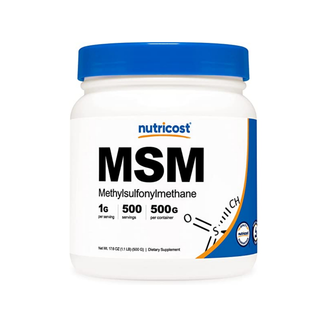 뉴트리코스트 MSM 식이유황 1000mg 가루 분말 파우더 500일분