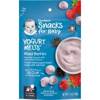 이유식 Gerber Graduates Yogurt Melts 8개월 이상 혼합 베리 28g10oz