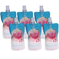 워터젤리 복숭아 120ml x 6개 WATER JELLY 피치주스 파우치 팩잴리음료