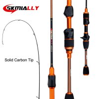 Skmially 탄소 ul 스피닝로드 1.8m 1.68m0.8-5g 초경량 라이트 캐스팅 스피닝 낚싯대 vara de pesca