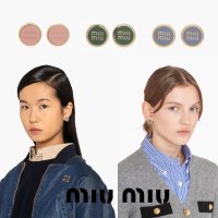 [관부가세포함]미우미우 MIU MIU 귀걸이 Enameled metal earrings 5JO912 3컬러