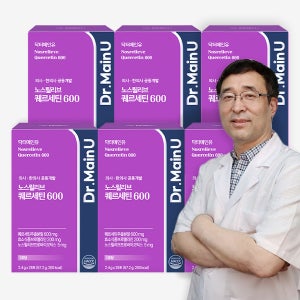 닥터메인유 노스릴리브 퀘르세틴 600 브로멜라인 케르세틴 퀘르세톨 프로폴리스 6박스