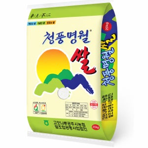 [농할쿠폰] 25년산 국내산 농협 청풍명월 쌀 상등급 20kg