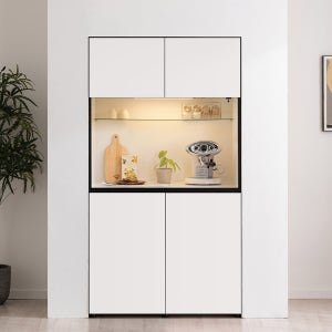 L010085 커스텀 홈카페 냉장고장 수납장 1000 일반형