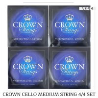 스웨덴 크라운 미디움 첼로 현 세트 / CROWN CELLO MEDIUM STRING SET