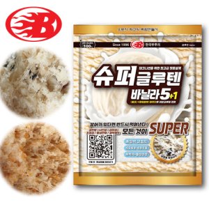한국부푸리 슈퍼글루텐 바닐라 5+1 바닐라글루텐+어분 소포장 민물낚시 떡밥