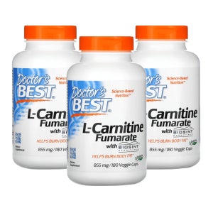닥터스베스트 엘 카르니틴 푸마르산염 855mg 180베지캡슐 3병