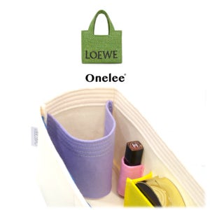 로에베 라피아 토트 스몰 호환 이너백 (Small LOE Font Tote in raffia) 백인백 오넬리 (L32)