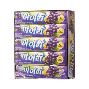 크라운 마이쮸 스틱 포도맛 44g / 15개