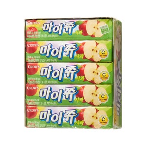 크라운 마이쮸 스틱 사과맛 44g / 15개